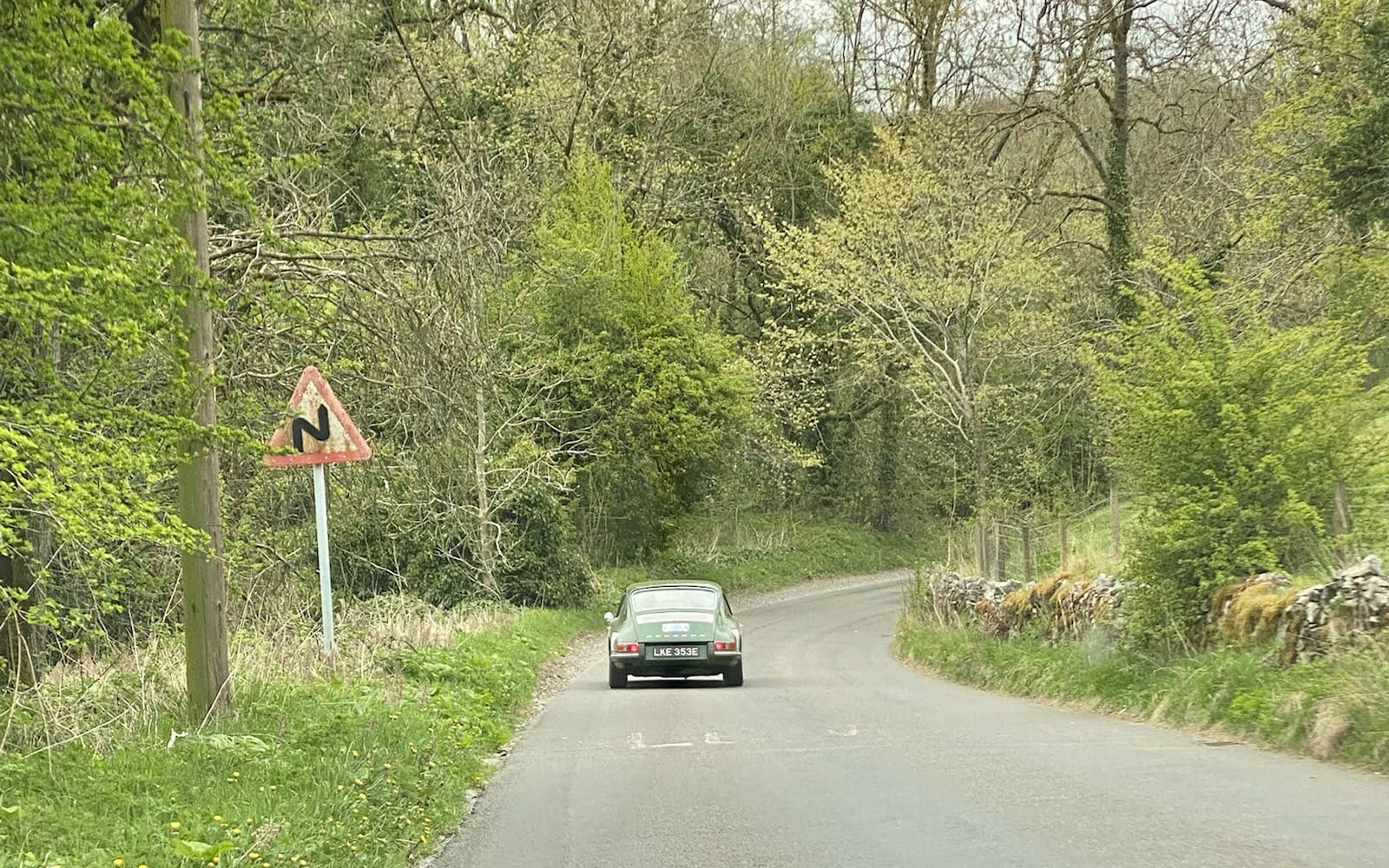 Nigel Allen VW - Porsche 912 down country road